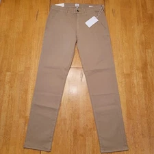 Edwin Jeans Mens 32x32 Otis Chino Pants Beige Flex Denim Slim Fit NEW $168