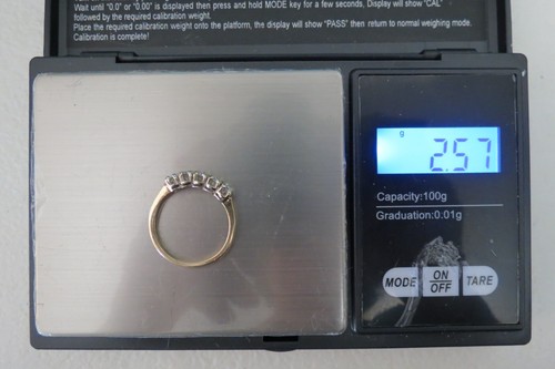14K 1/2 CTTW Diamond Ring Band 2.57g Size 7.75 Yellow Gold Anniversary Wedding - Picture 11 of 13