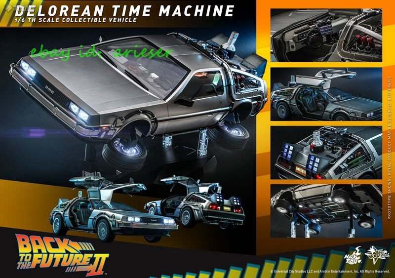 Hot Toys Back to the Future II デロリアン 未開封 Hot HT 1/6 Mms636 Delorean Time Machine Back To The Future Ii