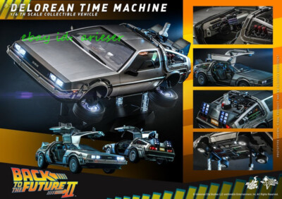 Hot Toys 1/6 Mms636 Delorean Time Machine Back To The Future Ii
