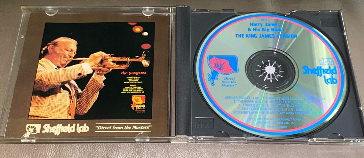 Harry James and His Big Band King James Version CD Sheffield Lab