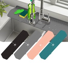 Alfombrillas de grifo Protectores de fregadero para evitar Salpicaduras Silicona