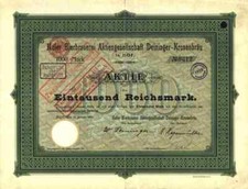 Hofer Bierbrauerei AG Deininger Kronenbr&auml;u 1905 Hof Reichelbr&auml;u Kulmbach Gr&uuml;nder