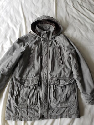 Angelo Litrico Cotton Slim Fit Hooded Winter Parka Jacket Size M