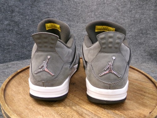Nike Air Jordan 4 Retro Cool Grey Nubuck Sneakers 2019 Men Size 10 US 308497-007 - Picture 7 of 13