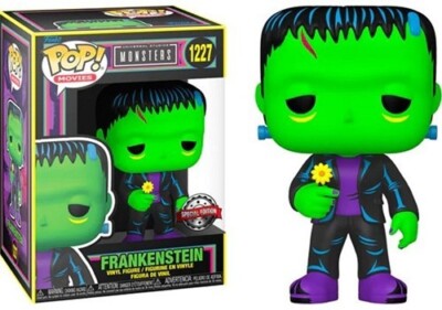 FUNKO POP! MOVIES FRANKENSTEIN UNIVERSAL STUDIOS MONSTERS BLACKLIGHT #1227