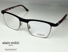 Alain Mikli Starck Eyeglasses Biocut Square Frame Black SH2001 Handmade France
