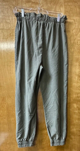 Art Class Girls XXL (18) Olive Green Pants / Elastic Waist & Elastic Around Legs - Picture 2 of 4