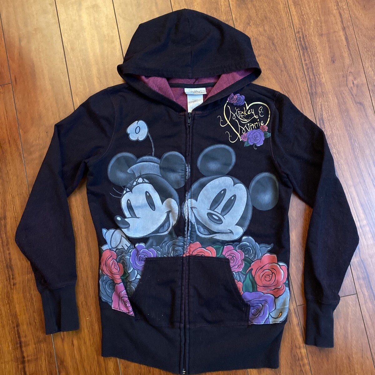 Walt Disney World Disneyland Resort Mickey Minnie Mouse Full Zip
