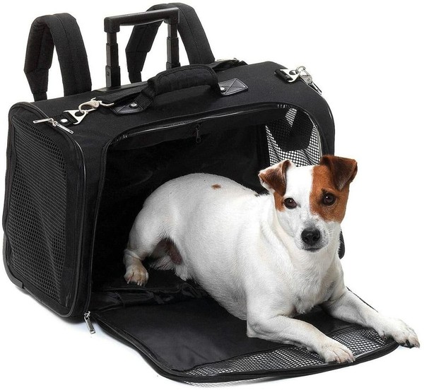 TRANSPORTIN MOCHILA TROLLEY PARA VIAJE 52 x 26 x 34 cm KARLIE 31470 NUEVO