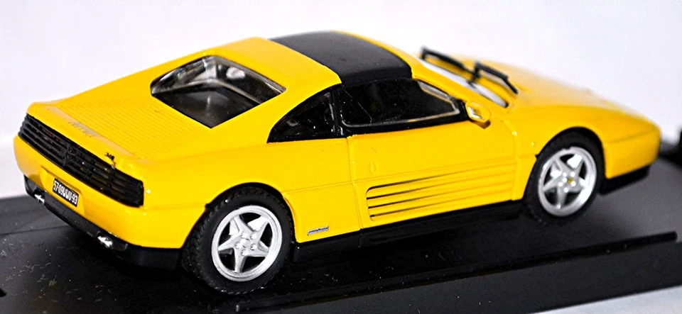 Ferrari 348 TS Targa Versión 1989-93 Amarillo 1:43 Bang Foto 3 de 4