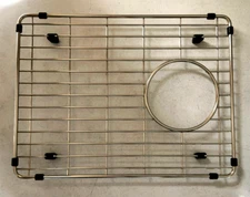 Elkay LKOBG1518SS Stainless Steel Basin Rack with Rubber Feet