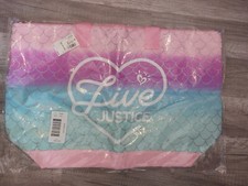 NWT Justice Girls Live Justice Mermaid Theme Duffle Bag A13
