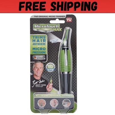 New MicroTouch Titanium MAX Lighted Personal Hair Personal All In One Trimmer.