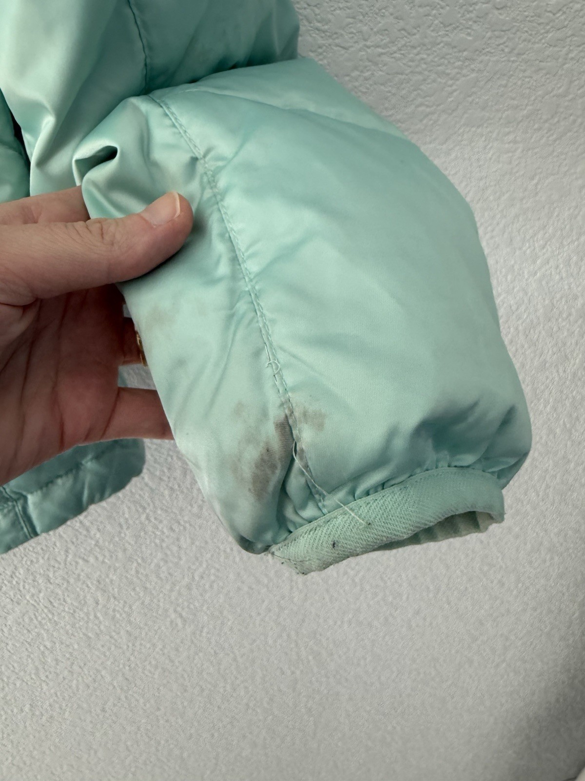 North Face Womens Aconcagua Jacket S Green Down Puffer thumbnail 5