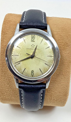 Vintage Eterna-Matic 35MM 17 Jewel Automatic Watch 694A Cal 14120 Running + New