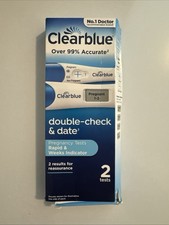 Clearblue Double Check and Date Digital Pregnancy Test - 2 Pack