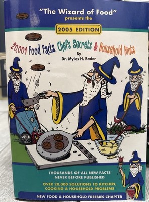 Wizard of Food Book 20001 Food Facts Household Hints Bader