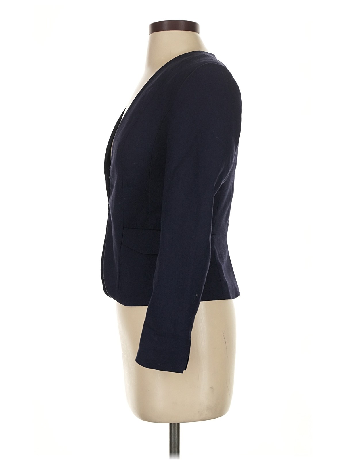 H&M Women Blue Blazer 4 thumbnail 4