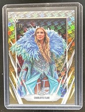 2026 Topps Chrome WWE Logofractor Charlotte Flair Gold Refractor #/50