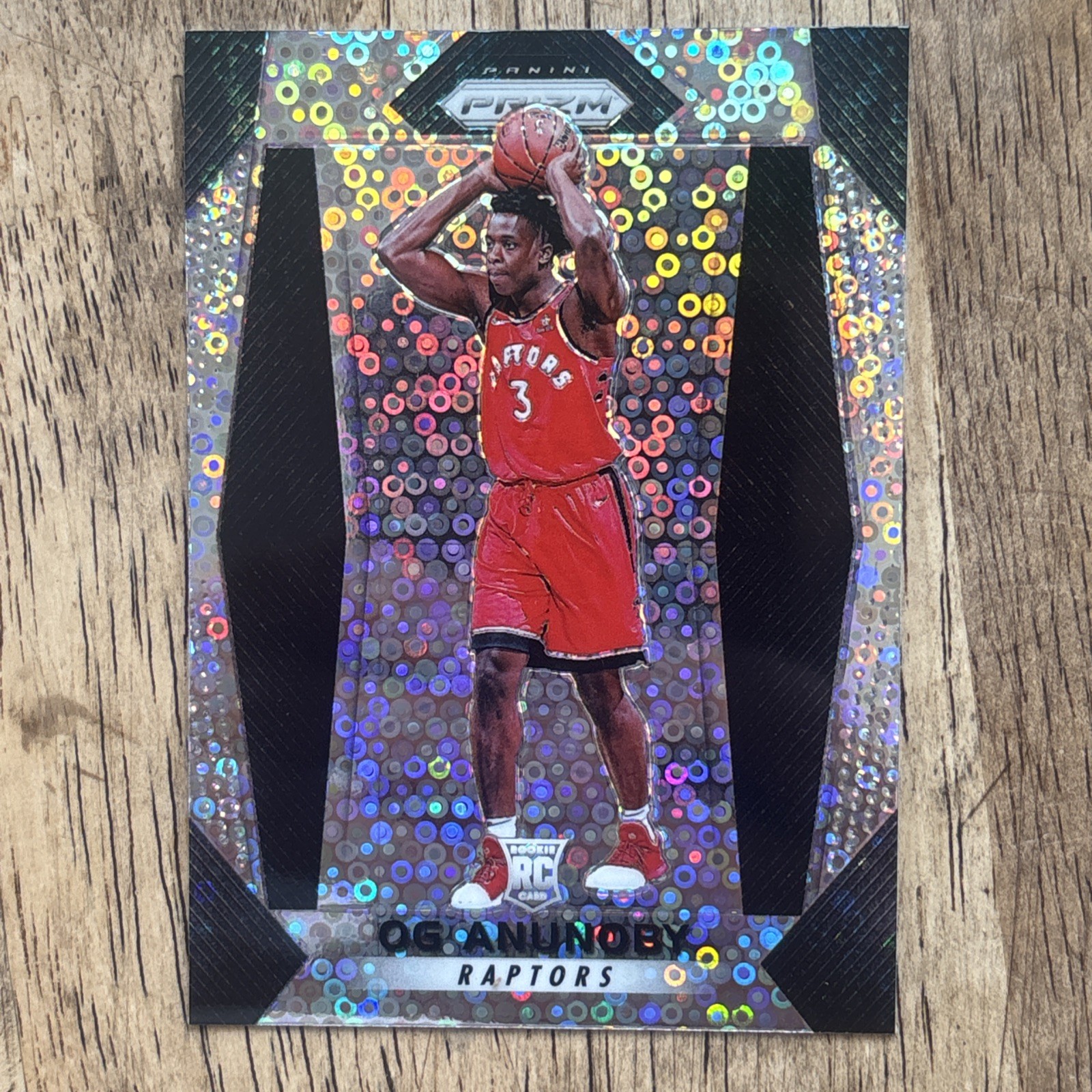 2017-18 Prizm FAST BREAK OG Anunoby RC #38 Indiana Hoosiers - Toronto Raptors