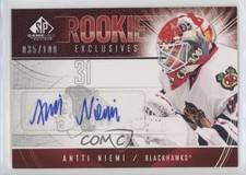 2009 SP Game Used Edition Rookie Exclusives 35/100 Antti Niemi #RE-AN Auto x6g