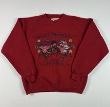 Vintage Rocky Mountain Size Medium Heavyweight Red Sweatshirt 90’s Made in USA