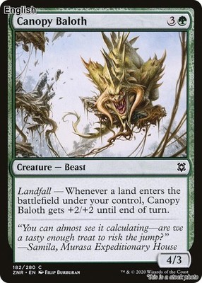 MTG Canopy Baloth [ZNR - 182] LP