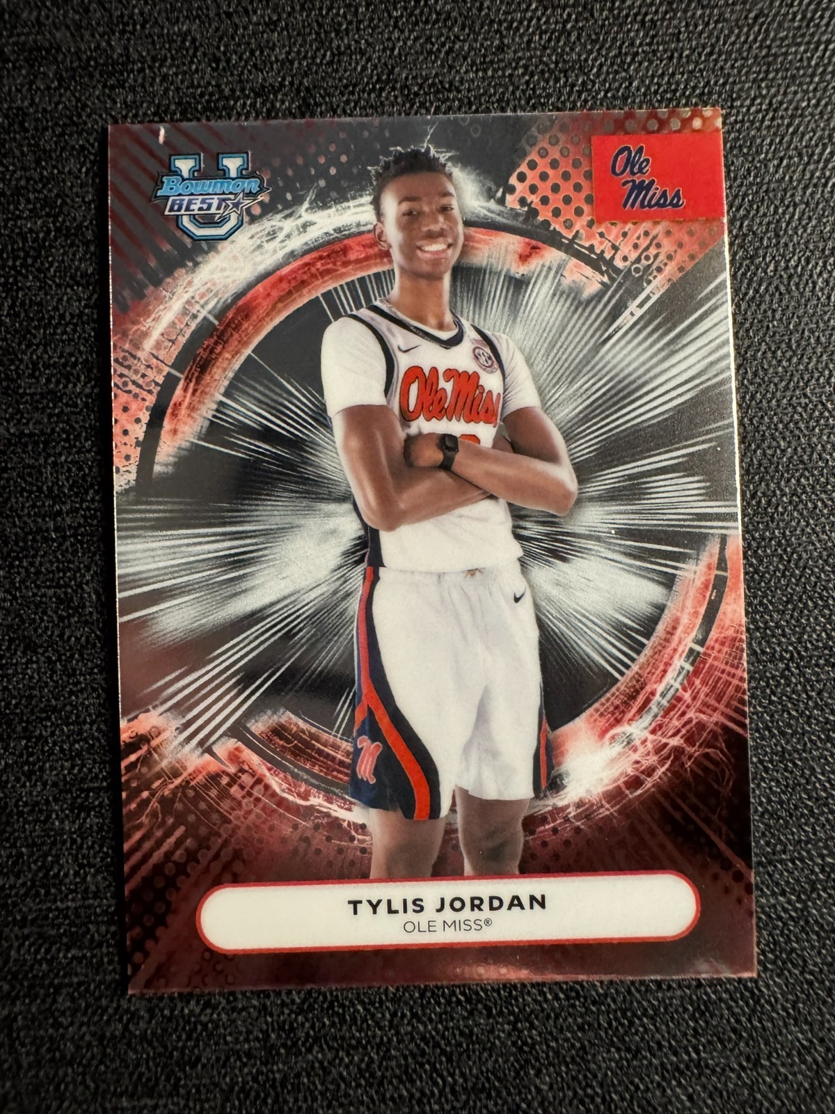 Tylis Jordan #8 DMG - 2025/26 Topps Bowman U Best Basketball NCAA