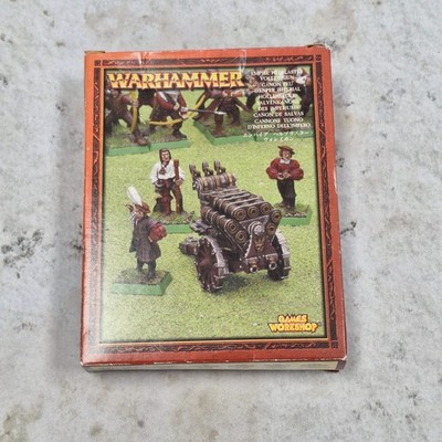 Warhammer Fantasy Imperium Helblaster Volley Gun - Metall in Box BD539