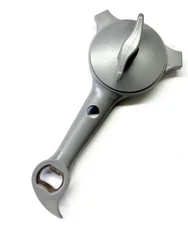 Kuhn Rikon 5-in-1 Multi Purpose Jar & Bottle Opener GREY NEW QVC