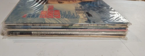 Lot of 9 ELVIS PRESLEY Vinyl 33 Album LP Records VG+ w/ Christmas, Gospel LP428