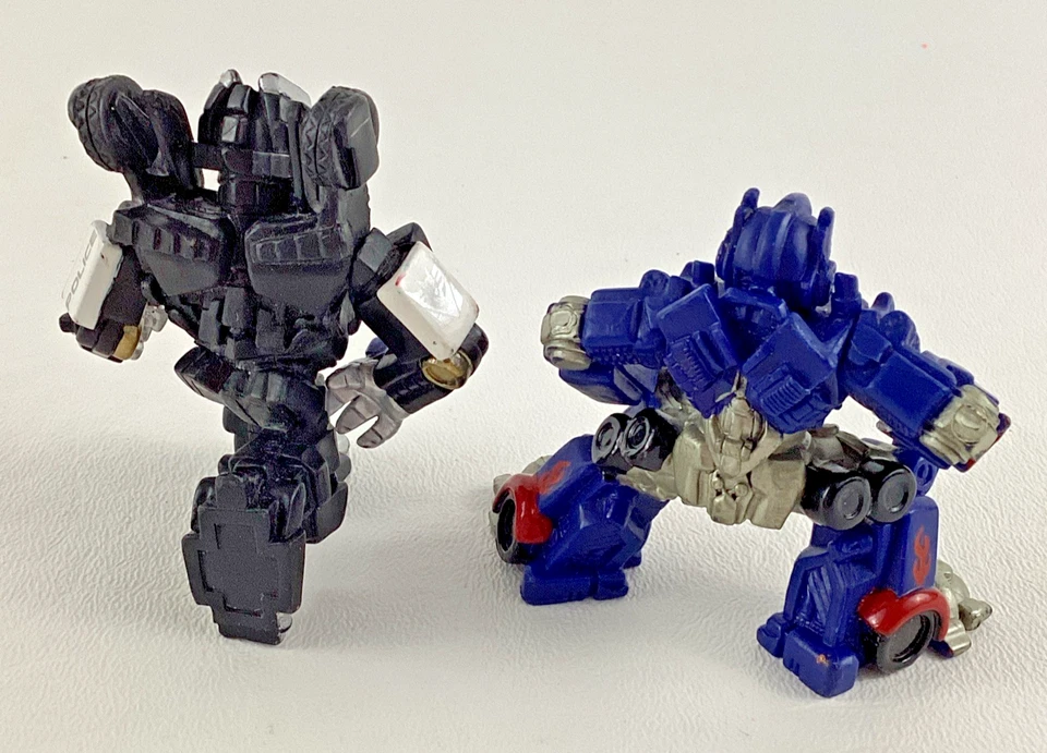 Transformers Robot Heroes Barricade Optimus Prime 2" Action Figures 2007 Hasbro - Image 4 of 4