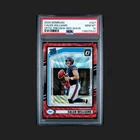 PSA 10 2024 Panini Donruss - Caleb Williams Optic Preview Red Wave Prizm