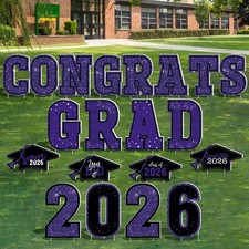 20 PCS 2026 Graduation Decorations, Waterproof Graduation Yard Signs, Large C...