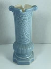 Vintage RED WING POTTERY  Bud Vase #1190 English Garden Blue 6" Bottom Marked