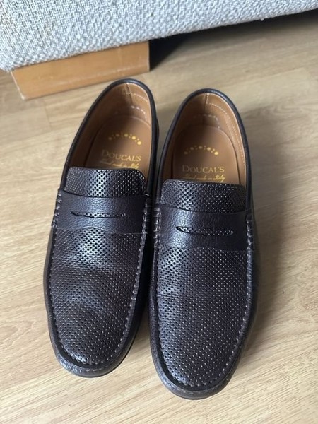 Men Doucal’s Moccasins Brown 40