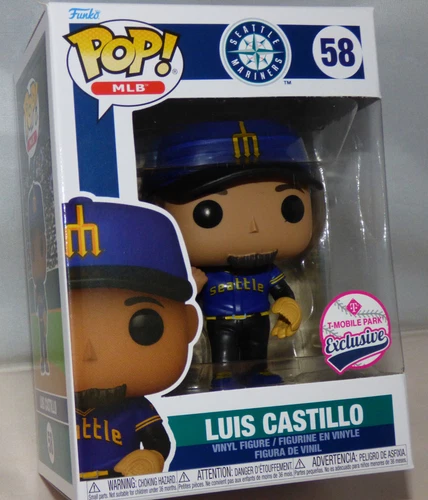 Funko Pop! Vinyl Figure - MLB #58 - Luis Castillo - T-Mobile Park Exclusive