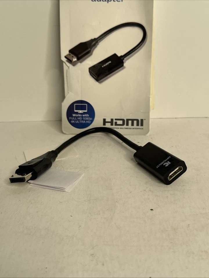 Philips Display Port to HDMI Adapter ~ Black - Image 2 of 3