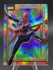 2026 Topps Chrome Marvel Comics Spider-Punk Refractor #166