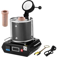 VEVOR Four de Fusion d'Or Électrique 1350 W avec Creuset en Céramique 1 kg