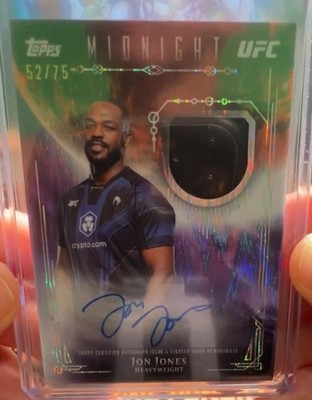 2026 topps midnight ufc Jon Jones Relic Auto /75 