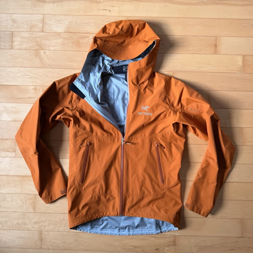 Arc'teryx Men’s Zeta SL Gore-Tex Rain Jacket - Orange - Medium - Image 2 of 4