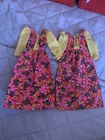 Vintage Barbie Best Buy Floral Peasant Dress 2 Crisp Dresses Nice