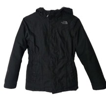 Nirth Face Girls Black Parka Hyvent 550 Size Medium 10/12 Outdoor Insulated