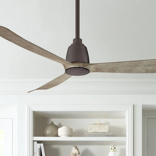52" Fanimation Kute Matte Greige Damp Rated Smart Ceiling Fan - Picture 1 of 4