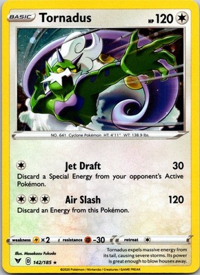 Tornadus - (Cosmos Holo) Holo Promo Blister Exclusives 142/185 LP