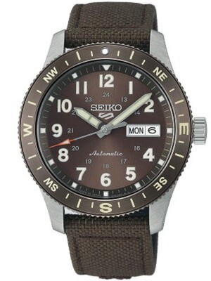 PSL Seiko 5 Sports Field HDB009J Men's Mechanical automatic Day Date Brown 2026