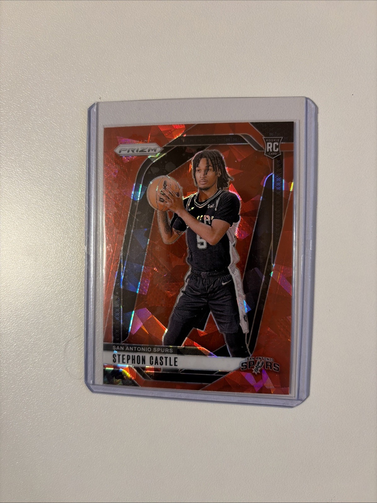 2024-25 Panini Prizm - Stephon Castle #234 Red Ice Prizm (RC)