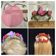 Barbie Fairy Tiara Mariposa Tiara Red Floral Crown Pink Flowers Roses? No Doll